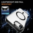 thumbnail image 5 of Dteck Magnetic for iPhone 16e Case with Screen Protector Electroplated TPU Frame Compatible with MagSafe Hard PC Clear Back Shockproof Phone Case for iPhone 16E,Black, 5 of 7