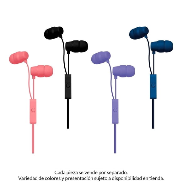 Audífonos Alámbricos T2GO Varios Colores 1 pieza