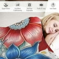 thumbnail image 3 of ARISTURING  Floral Throw Blanket, Vibrant Color Boho Flowers Blossom Cozy Decor Throws for Sofa Bed Couch Chair or Dorm, 3 of 6