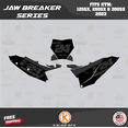 thumbnail image 3 of Kalair GFX Graphics Kit for KTM Motorcross 2-Stroke 125SX,250SX and 300SX (2023) Jawbreaker Series, 3 of 5