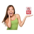 thumbnail image 6 of NO SMOKING Signs, Adhesive Sticker Warning Signs Clear and Visible Text, Durable, Perfect for Office, Home Etc. (2 Pack), 6 of 7
