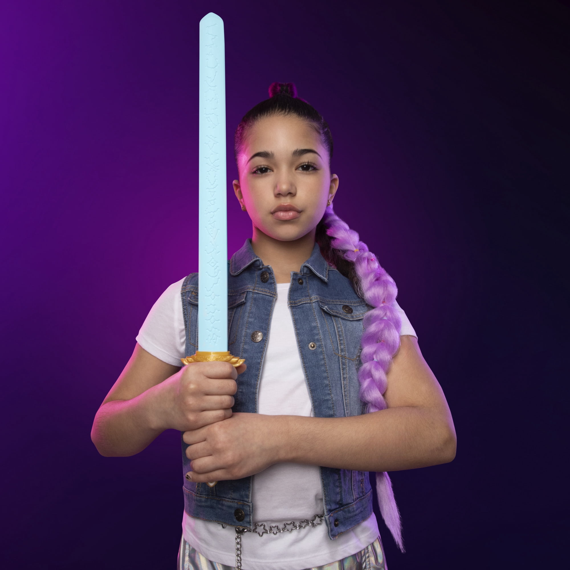 Nerf Rumi's Four Tiger Sword KPop Demon Hunters Foam Blade 24 inches Ages 6 and Up