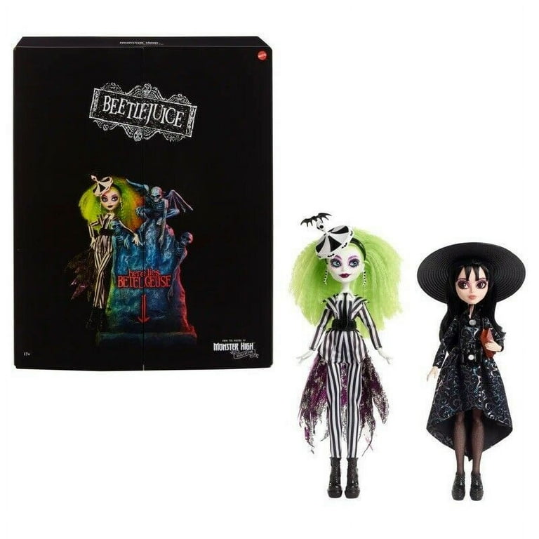 Mattel Creations - Beetlejuice & Lydia Deetz, Monster High Mattel Creations - Beetlejuice & Lydia Deetz, Monster High