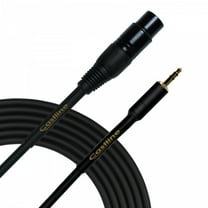 20 Ft Castline Gold XLR female to 3.5mm TRS Patch Cable Mogami Neglex 2549 (For use with portable players)