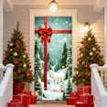 thumbnail image 5 of DAMAI Christmas Door Cover Xmas Banner, 70.8 x 35.4 inch Hanging Front Door Cover Christmas Decor Backdrop Hanging Banner for New Year Party Winter Holidays Xmas Decorations, 5 of 6