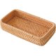 thumbnail image 1 of Bandeja de servicio de ratán, juego de 3 bandejas tejidas rectangulares, cesta de almacenamiento de mimbre, cestas de mimbre para organizar, cestas de servicio decorativas de mimbre natural para, 1 of 8