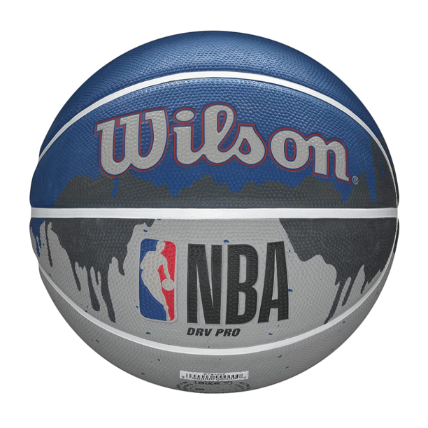 WILSON NBA DRV Series Outdoor Basketballs 29.5 Grey/Blue