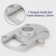 thumbnail image 2 of Phono Tonearm Conversion Arm Plate Seat Dedicated Parts Inner Hole 20mm Replacement for Turntable LP Vinyl, 2 of 5