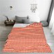 thumbnail image 5 of Balery Orange Gingham Manta de Felpa Suave y Acogedora – Cobija de Franela Aterciopelada para Cama, Lavable y Cálida para Sofá, Mascotas, Transpirable-40"x30", 5 of 7