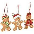 thumbnail image 2 of Burton & Burton Set Of 3 Gingerbread Cookie Ornaments, 2 of 3