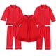 thumbnail image 4 of 2023 Pijamas a juego para la familia Bebé Niños Niñas Niños Niños Rojo Verde Blanco Navidad Algodón PJS, 4 of 4