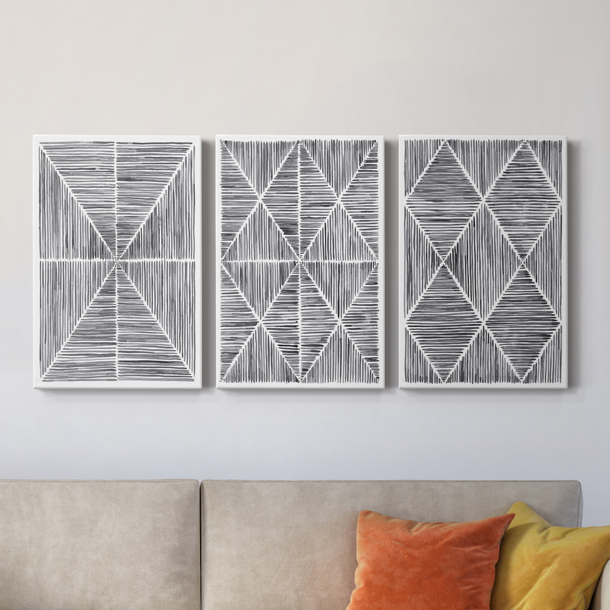 Vibrato I Premium Gallery Wrapped Canvas - Ready to Hang - 8 x 12 Each