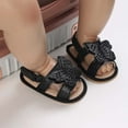 thumbnail image 2 of IROINNID Infant Girls First Walking Summer Sandals Soft Sole Non-slip Butterfly Press Buckle Sandals, Size 0-15M, 2 of 9