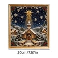 thumbnail image 7 of DIY Christmas Pearl Diamond Art Painting Kit, 7.87in Christmas Pearl Beads Art Craft for Adults & Beginners, Xmas Diamond Dots Beads Painting for Home Wall Decor, 7 of 7
