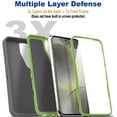 thumbnail image 4 of For Samsung Galaxy S24 / Galaxy S25 Case Shockproof Dust / Drop proof Heavy Duty Rugged Protectie Cover 3 in 1 Layers Case For Galaxy S24 S25 6.2'' Dark Grey, 4 of 9