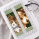 thumbnail image 3 of Kits de punto de cruz de doble cara con marcapáginas de animales bordados de 14 quilates con cuentas DIY, 3 of 9
