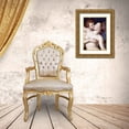 thumbnail image 3 of Bronzino, Agnolo 11x14 Gold Ornate Wood Framed with Double Matting Museum Art Print Titled - ExVintageure of Luxury - Detail, 3 of 4