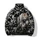 thumbnail image 3 of Abrigo informal de algodón de invierno para hombre, parka, ropa de calle Harajuku, chaqueta con estampado de tigre y león, chaquetas para hombre, ropa para hombre, abrigos fríos, 3 of 5