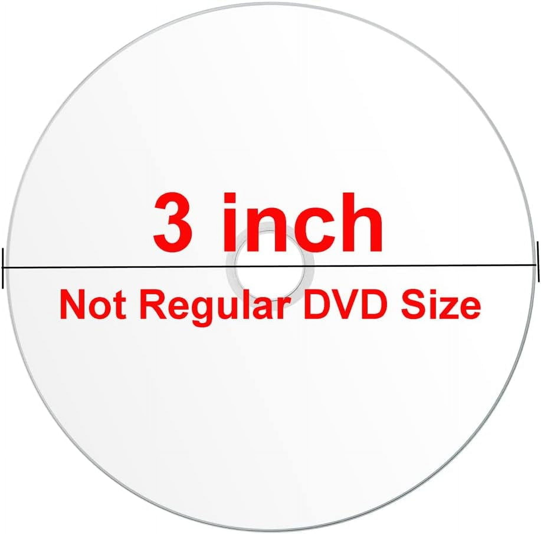 50 Pack Smartbuy Mini DVD-R 3 inch 8cm 4X 1.4 GB 30 Min Blank Recordable Disc For Camcorders Handycam