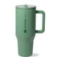 thumbnail image 1 of HydroJug Traveler - Botella de agua con asa y pajita abatible - Cabe en portavasos, vaso resistente a fugas, reutilizable, aislado, de acero inoxidable y base de goma - Regalos para mujeres y hombres, 1 of 4