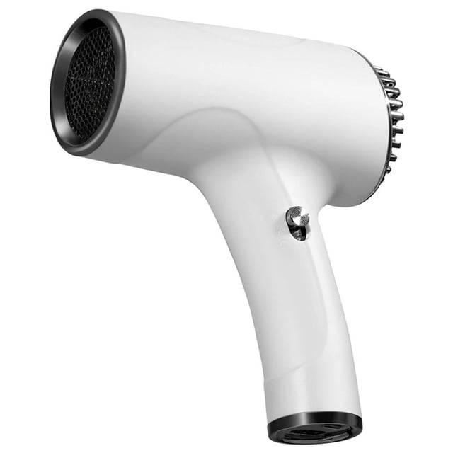 Riforla Portable USB Charging Plug In 2 In 1 Hair Dryer With Fast Drying Technology Suitable For Travel And Home Use Hair Care White
