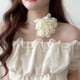 thumbnail image 4 of gargantillas de flores y rosas, gargantilla de flores grandes para mujeres, collar de playa de verano, joyería para mujeres y niñas, 4 of 6