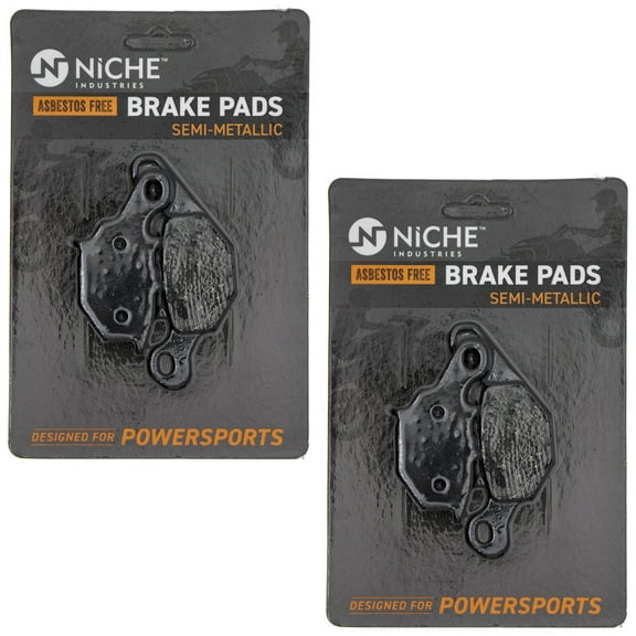 Niche Rear Brake Pad Set for Suzuki RM85 Semi-Metallic Motorcycle 2 Pack 519-KPA2443D