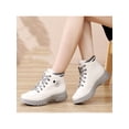 thumbnail image 4 of Fangasis Womens Winter Boots Comfortable Ankle Booties Casual Combat Boot Walking Fashion Short Bootie Beige-No Plush Lined 8.5, 4 of 9