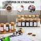 thumbnail image 3 of 24 Tarros de Especias de Vidrio, Frascos para Especias de Cocina, Especieros para Cocina, Frasco de Vidrio con Tapa de Bambú y Etiquetas, Recipientes de Condimentos, 3 of 7