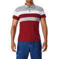 thumbnail image 1 of Txlixc Camisetas casuales para hombres, laptops ajustados con rayas de color de manga corta Txlixc moda, 1 of 9