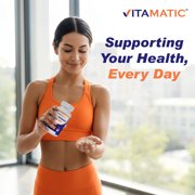 Vitamatic Lactoferrin 500mg, 60 Vegetable Capsules - Promotes Healthy Immune Function*