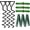 Black1, variant on Tree Stake Kit, Heavy Duty Spiral Tree Stakes and Supports for Straightening Leaning or Young Trees, Protects from Harsh Weather