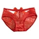 thumbnail image 1 of Bragas Gibobby Elásticas para Mujer Ropa Interior Malla Encaje Translúcido Hueco Sexy Rojo L, 1 of 4
