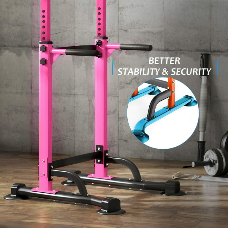 Adjustable Pull Up Bar, Pull-Up Rack Dip Station, Multifunctional