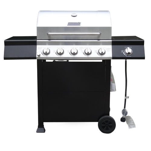 28" 5Burner Gas Grill with Side Burner