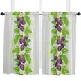thumbnail image 5 of Wood Grain Spring Fruit Blueberry Curtain Home Decoration Living Room Short Curtains Window Treatments For Kitchen Bedroom, 5 of 6
