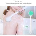 thumbnail image 2 of GIXUSIL 4Pcs Silicone Body Scrubber, Long Handle Back Scrubber for Shower, Silicone Body Brush Shower Scrubber For Body, Shower Srush Back Brush Body Exfoliator for Women Men(multicolor), 2 of 7