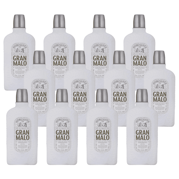 Caja de 12 Licor con Tequila Gran Malo Horchata 750 ml