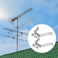 thumbnail image 3 of Shoreew Windproof Antenna Mounting Bracket Strong Load-bearing Easy Installation Universal Heavy Duty TV Antennas Pole Bracket Kit, 3 of 6
