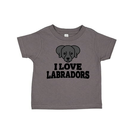 

Inktastic I Love Labradors Gift Toddler Boy or Toddler Girl T-Shirt