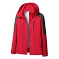 thumbnail image 1 of RXIRUCGD Veste/veste Décontractée à Capuche à Manches Longues pour Hommes, Grande Taille, Rouge, Taille : 3TG, 1 of 6