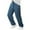 #209-Blue, variant on Men's Solid Color Elastic Breathable Wrinkle Straight Leg Hip-hop Pants