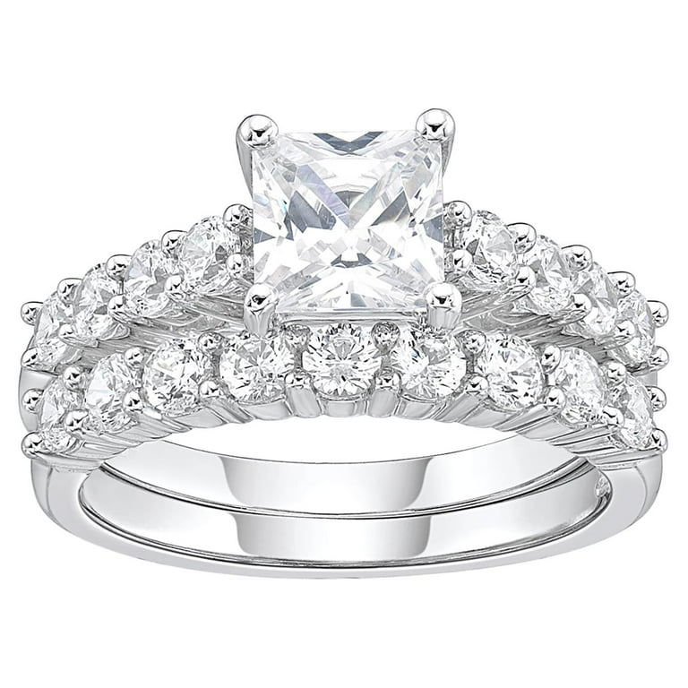 Princess cut heart ring deals