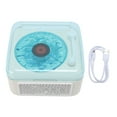 thumbnail image 2 of Wireless  Speaker, Small Record Player Night Light USB Rechargeable Desktop Wave Speaker for Bedroom Party, 2 of 7