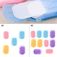 thumbnail image 3 of Paper Soap Portable Disposable Hand Washing Paper Soap Sheet for Travel Camping, 3 of 10