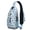 Sky-blue-62, variant on Crossbody Sling Backpack for Women Men Ocean Animal Narwhals Shoulder Sling Crossbody Casual Chest Bag for Travel Sports Running Hiking