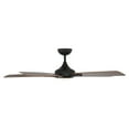 thumbnail image 3 of Mykonos 5 60" Oil Rubbed Bronze/Dark Walnut Dimmable LED Smart Ceiling Fan with Remote Control, 3 of 11