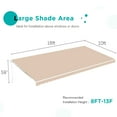 thumbnail image 4 of AECOJOY 16' x 10' Manual Retractable Patio Awning,Outdoor Awning Retractable Sunshade Shelter-Beige, 4 of 6