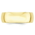 thumbnail image 2 of 10KY 7mm LTW Half Round Band Size 14 in 10k Yellow Gold, 2 of 3