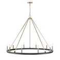 thumbnail image 7 of 9510-MB/MG-Millennium Lighting-Carruth - 10 Light Chandelier-35 Inch Tall and 45 Inch Wide     -Traditional Installation, 7 of 7